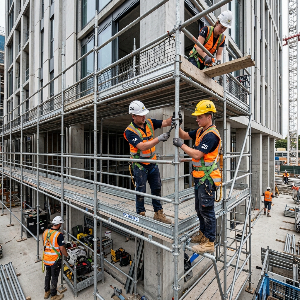 WING-FORCE scaffolding team